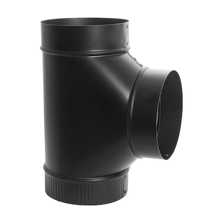 Imperial Mfg Imperial 6 in. X 6 in. X 6 in. Steel Stove Vent Single Tee BM0083